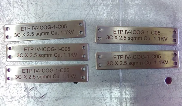 cable tag plate manufacturers
