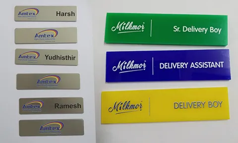Laser Engraved Alluminium Nameplates