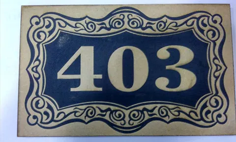 Wooden Name Plates Supplier